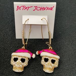 Betsey Johnson. skull santa
